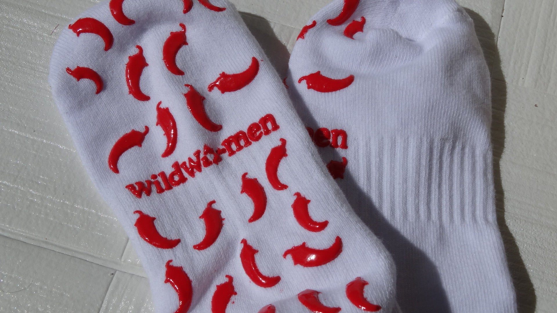 Grip Socks Hot Chilli Print